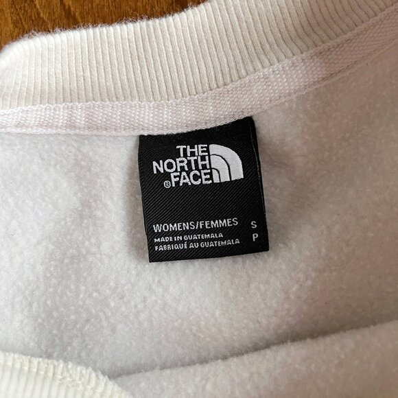 The North Face ivory white sweatshirt S - Picture 4 of 8
